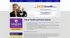 Desktop Screenshot of dcmbenefits.com